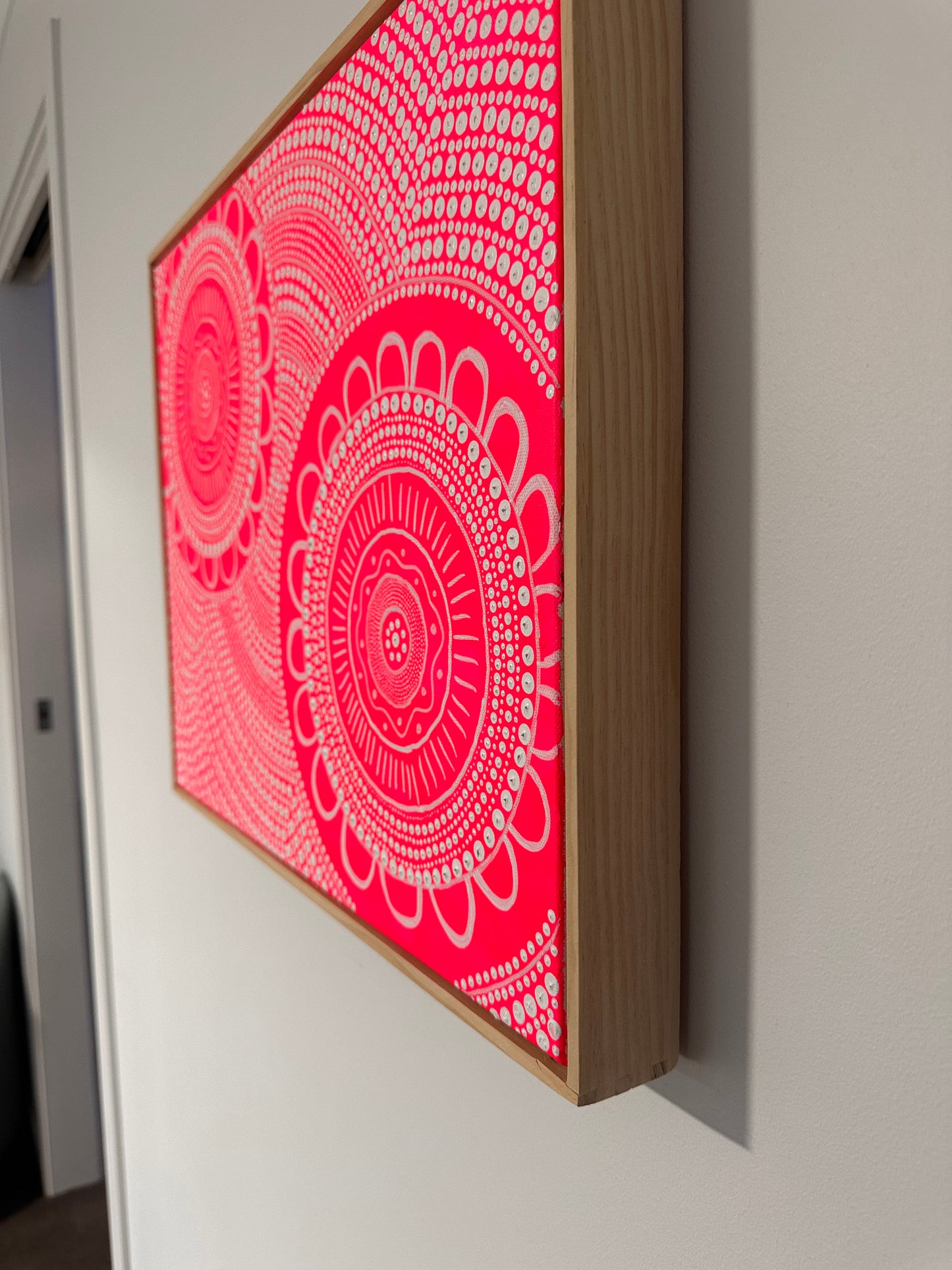 Community - Fluorescent Pink - Original Artwork