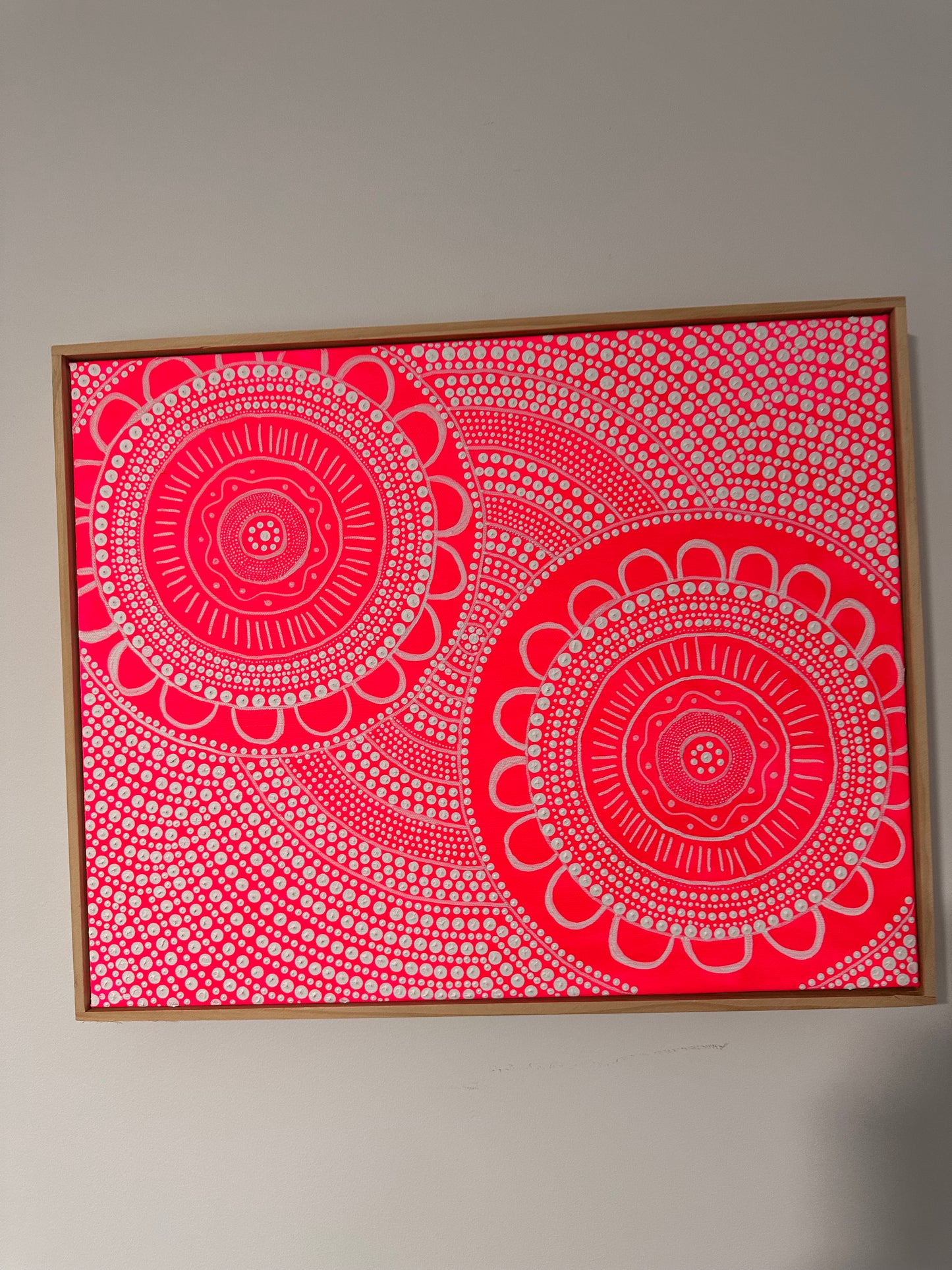 Community - Fluorescent Pink - Original Artwork