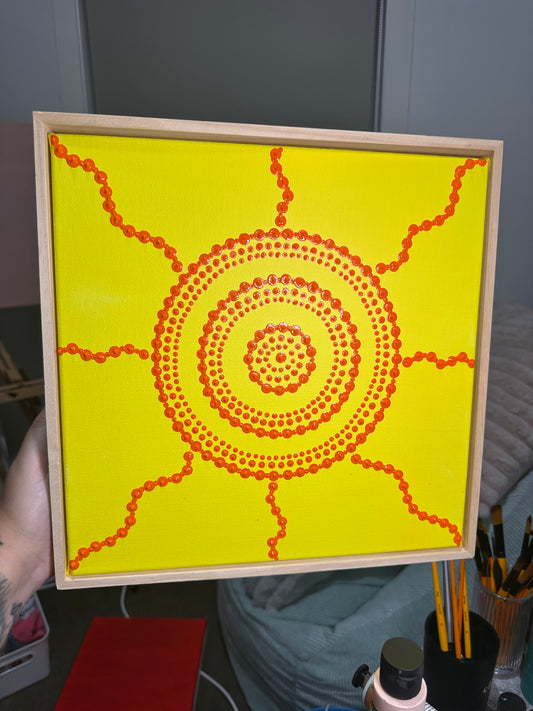 Winyu - Yellow/Orange - Original Artwork