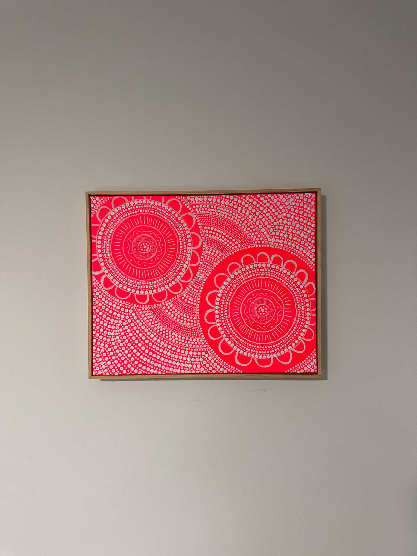 Community - Fluorescent Pink - Original Artwork