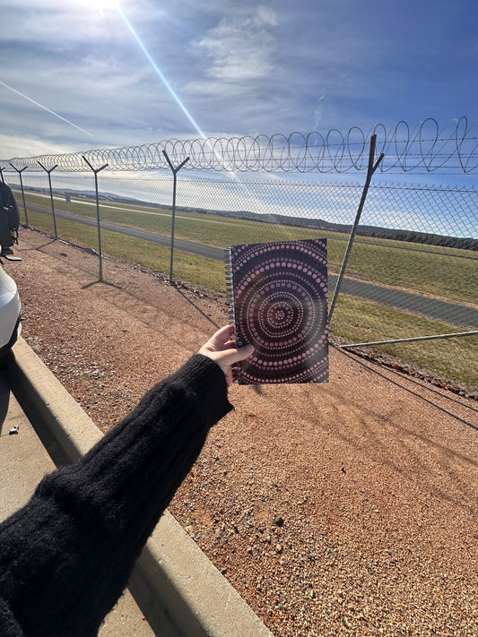 A5 Lined Notebook - We Are One design