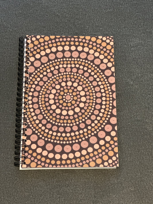 A5 Lined Notebook - We Are One design