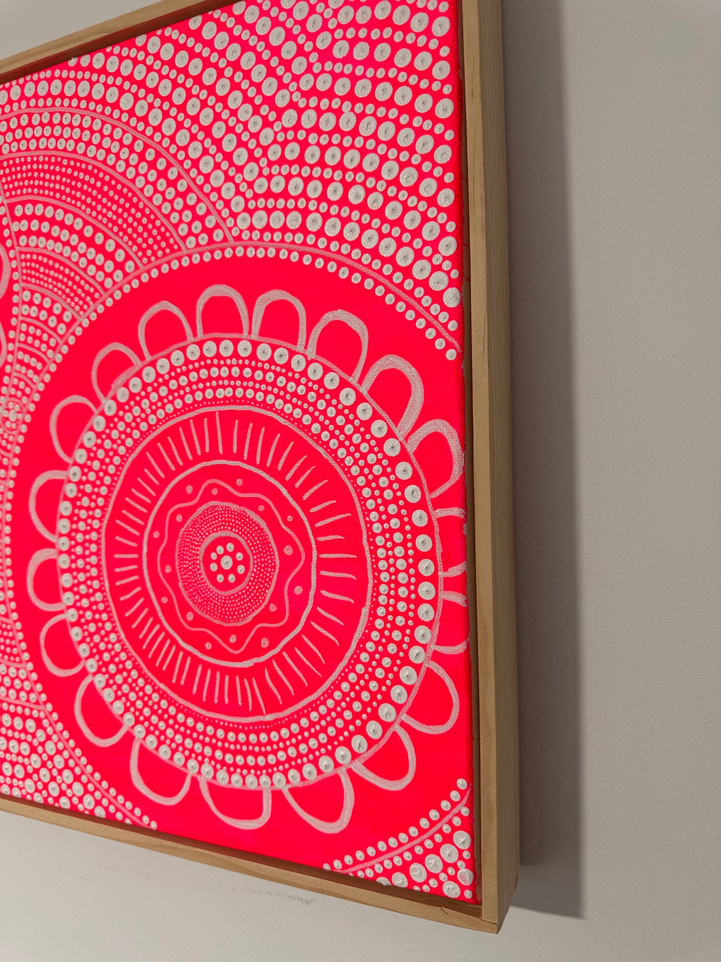 Community - Fluorescent Pink - Original Artwork