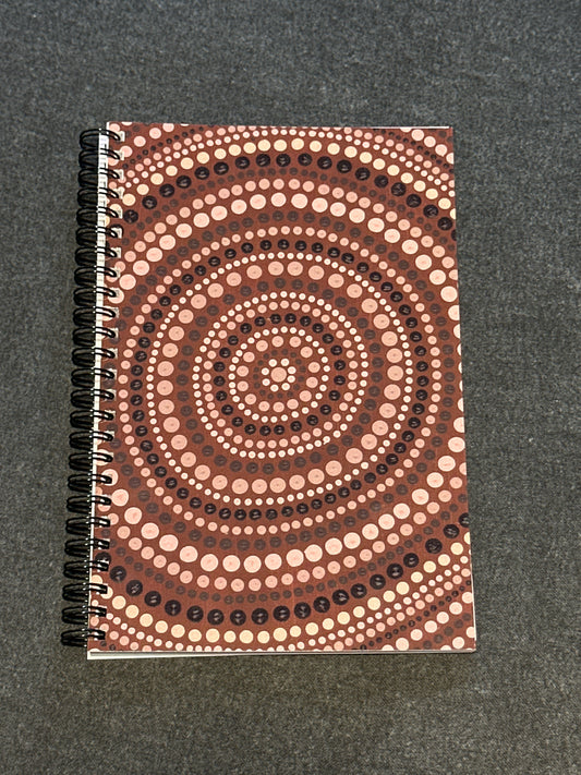 A5 Lined Notebook - We Are One design