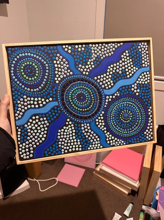 Waterways Ngunnawal Land - Original Artwork