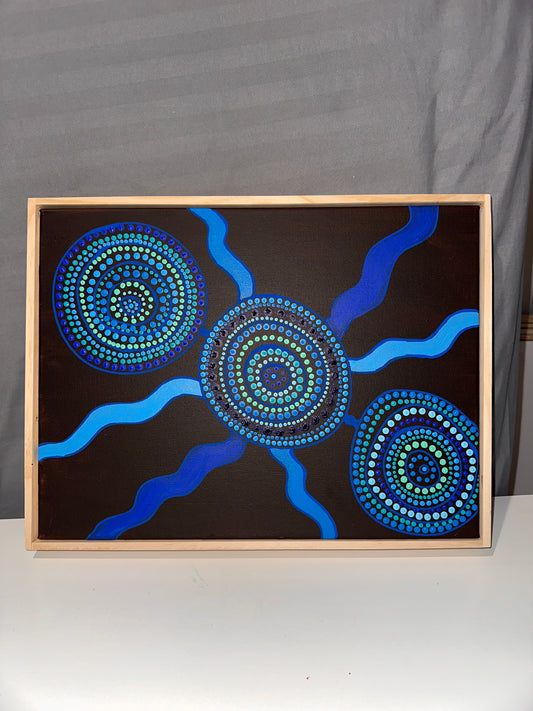 Waterways Ngunnawal Land - Original Artwork