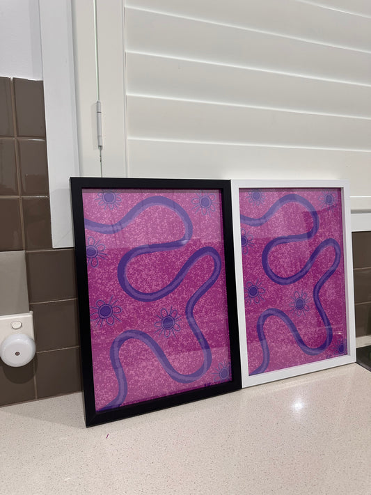 Journeys - A3 Framed Digital Art
